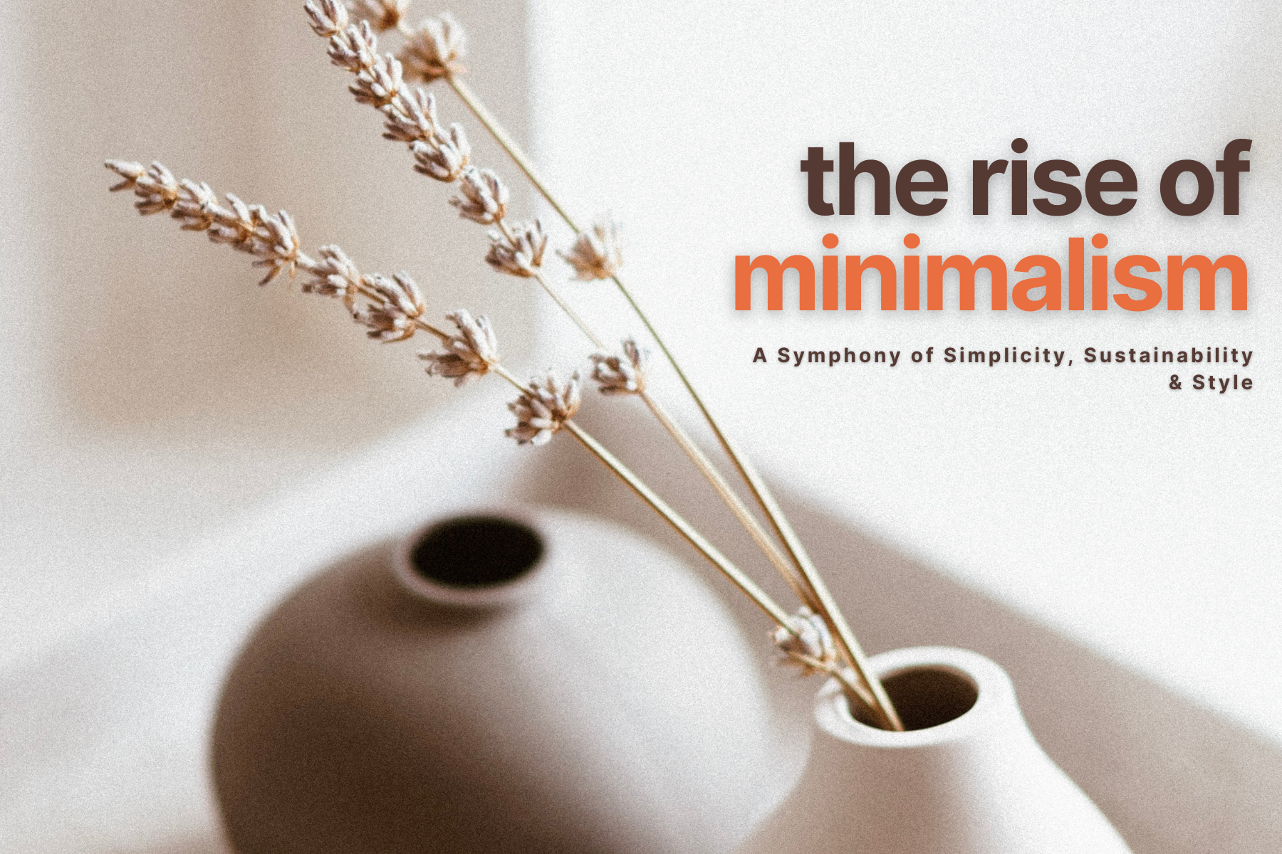 The Rise Of Minimalism